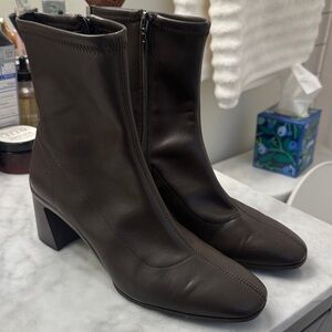 AEROSOLES Dark Brown Heeled Boots